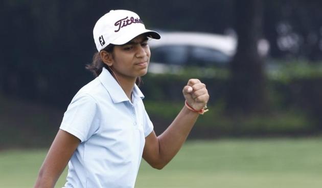 Diksha Dagar is the only Indian golfer (U-18) to be ranked in the top 500 at global level.(HT Photo)
