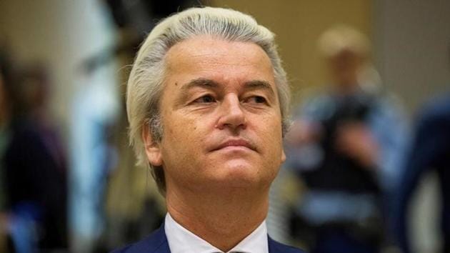 File photo of Dutch far-right Party for Freedom leader Geert Wilders in a courtroom in Schiphol, Netherlands, on March 18, 2016. (Reuters) File photo of Dutch far-right Party for Freedom leader Geert Wilders in a courtroom in Schiphol, Netherlands, on March 18, 2016. (Reuters)