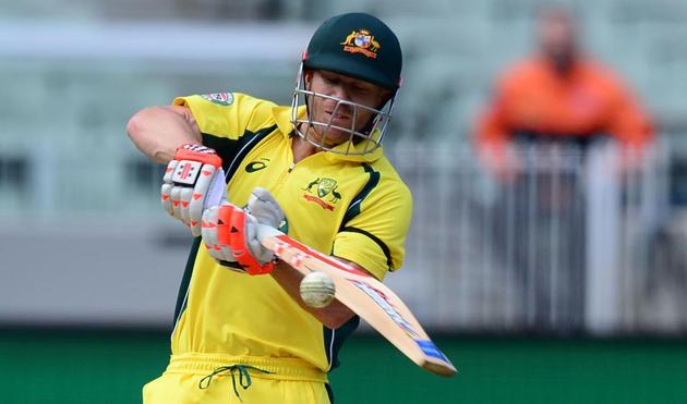 David Warner playing a shot during the third match of the one-day international cricket series against New Zealand. (AFP) David Warner playing a shot during the third match of the one-day international cricket series against New Zealand. (AFP)