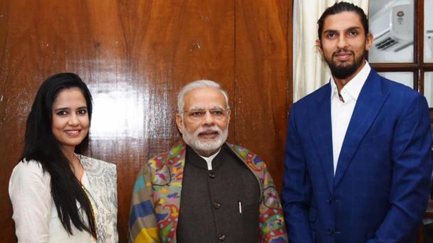 The couple had called on Prime Minister Narendra Modi to invite to their wedding.
