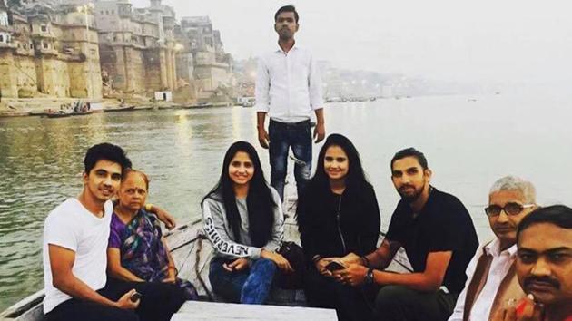 Days before the wedding Ishant Sharma was spotted in Banaras.