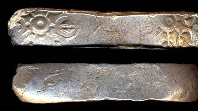 6th century AD Gandhara Janapada coins.(Photo courtesy: columbia.edu) 6th century AD Gandhara Janapada coins.(Photo courtesy: columbia.edu)