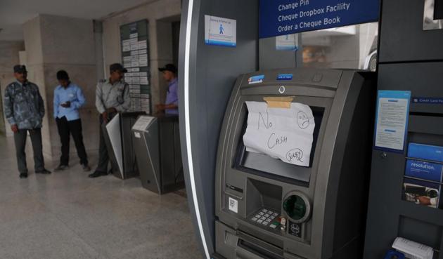 Most ATMs in the city, that are not under a bank’s supervision, might not be replenished in the next two days due to holidays. (HT file) Most ATMs in the city, that are not under a bank’s supervision, might not be replenished in the next two days due to holidays. (HT file)