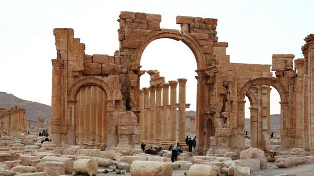 Jihadist fighters of the Islamic State group re-entered Syria’s famed ancient desert city of Palmyra. (Reuters File Photo) Jihadist fighters of the Islamic State group re-entered Syria’s famed ancient desert city of Palmyra. (Reuters File Photo)