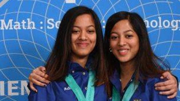 Twin sisters Adhya Beesam and Shriya Beesam of Texas won the $100,000 team prize scholarship in the 2016 Siemens Competition in Math, Science, & Technology. (Facebook / Siemens Veterans Network) Twin sisters Adhya Beesam and Shriya Beesam of Texas won the $100,000 team prize scholarship in the 2016 Siemens Competition in Math, Science, & Technology. (Facebook / Siemens Veterans Network)