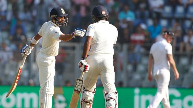 Jayant smashed boundaries at will while Kohli played the perfect second fiddle as India’s lead grew. (BCCI) 