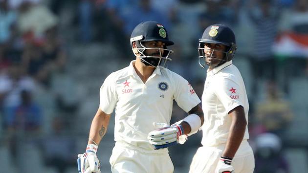 The partnership between Kohli and Jayant grew and India extended their advantage. (BCCI) 