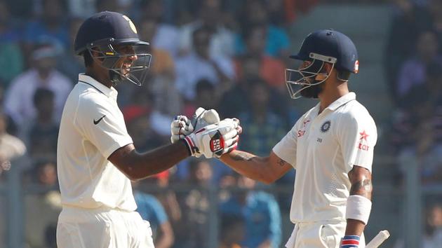 The partnership between Jayant and Kohli was worth a record 241 as India ended on 631, giving them a 231-run lead. (BCCI) 
