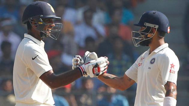 Virat Kohli and Jayant Yadav smashed records as India inched closer to a series win against England during the Mumbai Test.