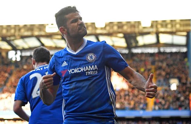 Chelsea's Diego Costa scored the opening goal against West Bromwich Albion at Stamford Bridge. (AFP) Chelsea's Diego Costa scored the opening goal against West Bromwich Albion at Stamford Bridge. (AFP)