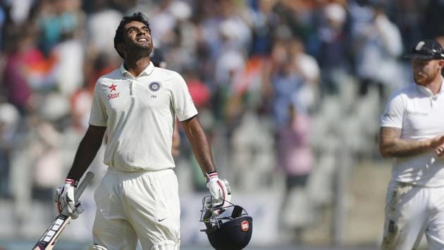 Jayant Yadav underlined his potential as an all-rounder with his maiden hundred in only his third Test.(AP)