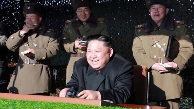 North Korean leader Kim Jong Un guides the combat drill of the service personnel of the special operation battalion of KPA Unit 525 in this undated photo released by North Korea's Korean Central News Agency (KCNA) in Pyongyang on December 11, 2016. North Korean leader Kim Jong Un guides the combat drill of the service personnel of the special operation battalion of KPA Unit 525 in this undated photo released by North Korea's Korean Central News Agency (KCNA) in Pyongyang on December 11, 2016.