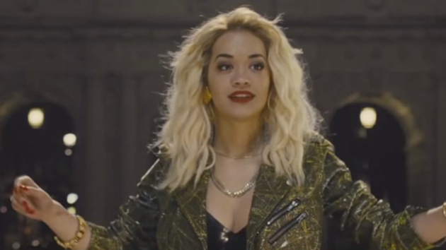 Pop star Rita Ora made a cameo in Furious 6 when she flagged off the opening race. (Universal) 