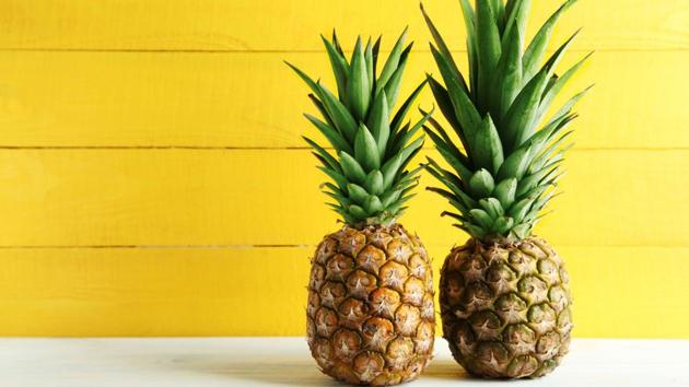 Pineapple: It is a fruit that is considered as a storehouse of Vitamin C. Acne is another problem that is faced during winter, the pimples last longer and deeper as the pores are cracked leaving it open for dust particles to enter. Pineapple is an anti-oxidant for acne, fights blemishes, black marks, blackheads and purifies pores deeply which leaves skin clean and clear. (Shutterstock) Pineapple: It is a fruit that is considered as a storehouse of Vitamin C. Acne is another problem that is faced during winter, the pimples last longer and deeper as the pores are cracked leaving it open for dust particles to enter. Pineapple is an anti-oxidant for acne, fights blemishes, black marks, blackheads and purifies pores deeply which leaves skin clean and clear. (Shutterstock)