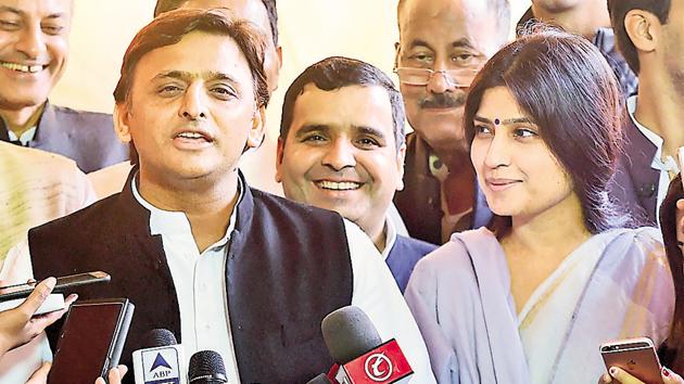 UP chief minister Akhilesh Yadav talking to media at Parliament House in New Delhi recently, where he said if an “alliance” with the Congress took shape in the state before the assembly elections, the opposition parties would face a humiliating defeat (PTI) UP chief minister Akhilesh Yadav talking to media at Parliament House in New Delhi recently, where he said if an “alliance” with the Congress took shape in the state before the assembly elections, the opposition parties would face a humiliating defeat (PTI)
