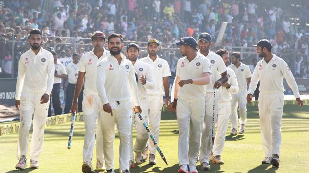 India have not lost a home series since they suffered a 2-1 series defeat against England in 2012. (Photo by: Deepak Malik/ BCCI/ SPORTZPICS)