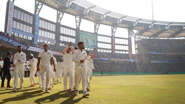 India broke the Wankhede jinx as they defeated England at this venue for the first time since 1993. (Photo by: Deepak Malik/ BCCI/ SPORTZPICS)