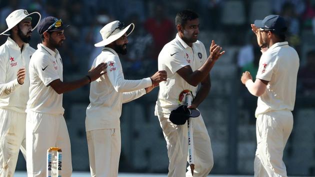 Ravichandran Ashwin picked up his 24th five-wicket haul and his seventh 10-wicket haul as India took an unbeatable 3-0 lead in the series.(BCCI)