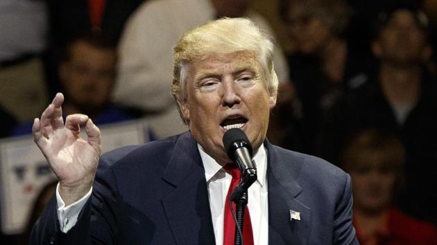 File photo of US president-elect Donald Trump speaking during a "USA Thank You" tour event in Cincinnati. An official Chinese newspaper called Trump "as ignorant as a child" on Monday after he suggested he was reconsidering how America deals with Taiwan. (AP Photo) File photo of US president-elect Donald Trump speaking during a "USA Thank You" tour event in Cincinnati. An official Chinese newspaper called Trump "as ignorant as a child" on Monday after he suggested he was reconsidering how America deals with Taiwan. (AP Photo)