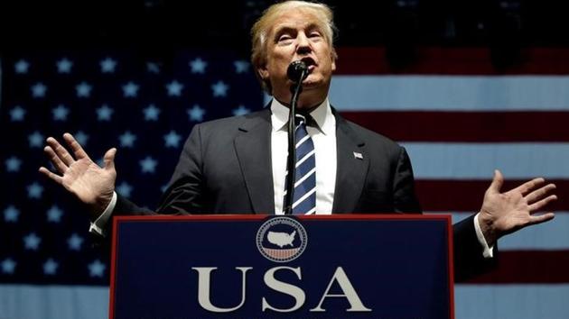 USpresident-elect Donald Trump speaks at a "Thank You USA" tour rally in Grand Rapids, Michigan, on December 9, 2016. (Reuters) USpresident-elect Donald Trump speaks at a "Thank You USA" tour rally in Grand Rapids, Michigan, on December 9, 2016. (Reuters)