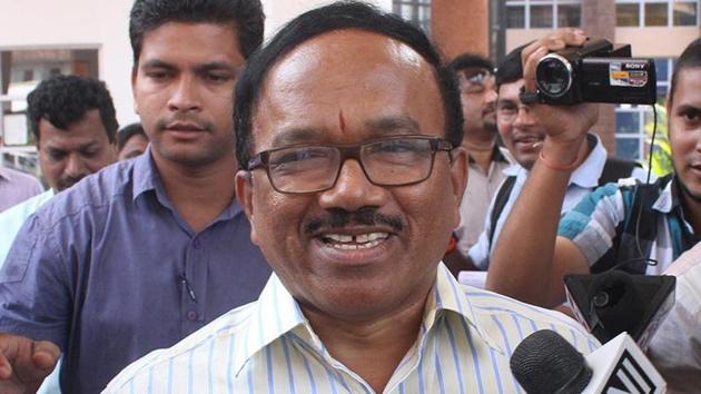 Goa chief minister Laxmikant Parsekar sacked two MGP ministers from the Goa cabinet on Monday. ((Rakesh Mundye/HT Photo) Goa chief minister Laxmikant Parsekar sacked two MGP ministers from the Goa cabinet on Monday. ((Rakesh Mundye/HT Photo)
