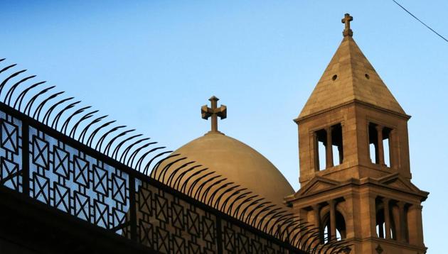 The St. Mark Cathedral in Cairo, Egypt, Tuesday, Dec. 13, 2016. 25 Christians were killed Sunday at the city's main Coptic cathedral in what was one of the deadliest attacks on the religious minority in recent memory. (AP Photo) The St. Mark Cathedral in Cairo, Egypt, Tuesday, Dec. 13, 2016. 25 Christians were killed Sunday at the city's main Coptic cathedral in what was one of the deadliest attacks on the religious minority in recent memory. (AP Photo)