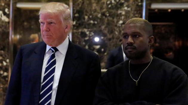 US President-elect Donald Trump and musician Kanye West pose for media at Trump Tower in Manhattan, New York City, U.S., December 13, 2016. (REUTERS Photo) US President-elect Donald Trump and musician Kanye West pose for media at Trump Tower in Manhattan, New York City, U.S., December 13, 2016. (REUTERS Photo)