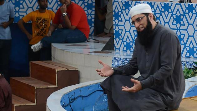 Junaid Jamshed, a pioneer of Pakistani pop who renounced music to become a Muslim evangelist and started one of the country's most successful clothing boutiques, was among 47 people killed in a plane crash on December 8. (AFP File) Junaid Jamshed, a pioneer of Pakistani pop who renounced music to become a Muslim evangelist and started one of the country's most successful clothing boutiques, was among 47 people killed in a plane crash on December 8. (AFP File)