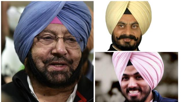 (Clockwise from left) Punjab Congress president Capt Amarinder Singh, MLA Kuljit Singh Nagra, and ticket aspirant Brinder Dhillon (HT File Photos) (Clockwise from left) Punjab Congress president Capt Amarinder Singh, MLA Kuljit Singh Nagra, and ticket aspirant Brinder Dhillon (HT File Photos)