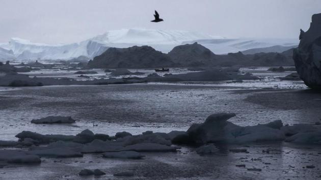 A new federal report says warming at the top of the world went into overdrive, happening twice as fast as the rest of the globe, and extending unnatural heating into fall and winter. (AP File Photo) A new federal report says warming at the top of the world went into overdrive, happening twice as fast as the rest of the globe, and extending unnatural heating into fall and winter. (AP File Photo)
