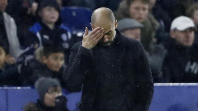 Manchester City manager Pep Guardiola knows if the results don’t improve he may get the sack.(REUTERS)