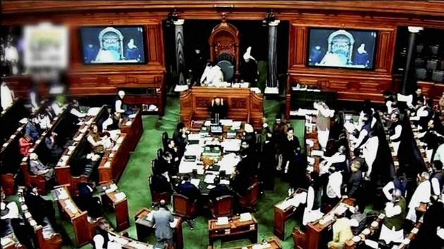 A scene in the Lok Sabha during the ongoing winter session of Parliament, in New Delhi on Wednesday.(PTI) A scene in the Lok Sabha during the ongoing winter session of Parliament, in New Delhi on Wednesday.(PTI)