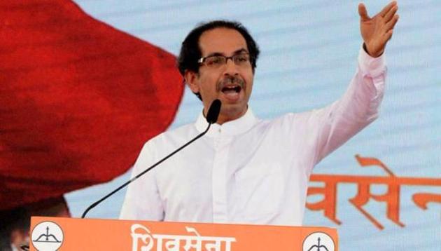 Shiv Sena chief Uddhav Thackeray on Thursday inducted prominent faces from the Gujarati community.(HT File Photo)