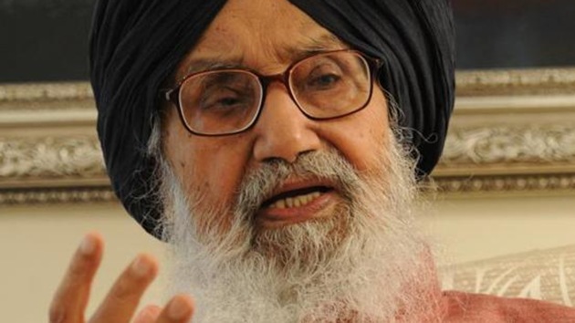 Punjab chief minister Parkash Singh Badal. (HT File Photo) Punjab chief minister Parkash Singh Badal. (HT File Photo)