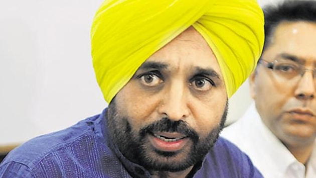 Aam Aadmi Party lawmaker Bhagwant Mann. (HT File Photo) Aam Aadmi Party lawmaker Bhagwant Mann. (HT File Photo)