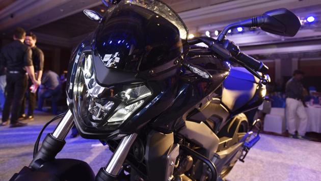 It is also India’s first motorcycle to have full LED mosaic head lamps with vertical AHO. (Sanjeev Verma/HT PHOTO)