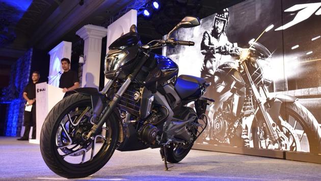 Bajaj launced the Dominar range with the new Dominar 400 on December 15 in New Delhi. (Sanjeev Verma/HT PHOTO)