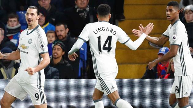 Manchester United F.C.’s Zlatan Ibrahimovic has been praised by manager Jose Mourinho after the team defeated Crystal Palace. (AFP) Manchester United F.C.’s Zlatan Ibrahimovic has been praised by manager Jose Mourinho after the team defeated Crystal Palace. (AFP)