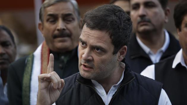 Rahul Gandhi will primarily focus on poll-bound states, he will also take the fight over demonetisation to people across the country.(AP Photo)