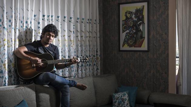 Singer Papon at his Goregaon Residence(Photo: Aalok Soni/HT)