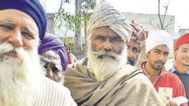 This is according to the recently compiled data for the age groups 60-69, 70-79 and 80 years plus by the District Elections Tehsildar Office (DETO).(HT Representative Image)