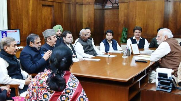 Congress vice-president Rahul Gandhi led a Congress delegation to meet PM Modi over their demand of loan waiver for UP farmers. (ANI) Congress vice-president Rahul Gandhi led a Congress delegation to meet PM Modi over their demand of loan waiver for UP farmers. (ANI)
