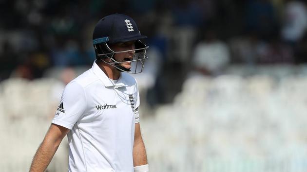 Joe Root missed out on a century as he fell to Ravindra Jadeja for 88 just before tea on the first day of the fifth Test in Chennai. (BCCI) Joe Root missed out on a century as he fell to Ravindra Jadeja for 88 just before tea on the first day of the fifth Test in Chennai. (BCCI)