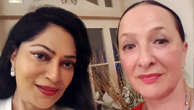 Simi Grewal starred in the 1970 movie with Ryabinkina, who played the Russian trapeze artist in the film. (Twitter/SimiGrewal) Simi Grewal starred in the 1970 movie with Ryabinkina, who played the Russian trapeze artist in the film. (Twitter/SimiGrewal)