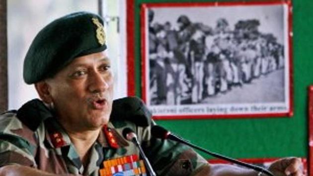 A file photo of Lt Gen Bipin Rawat, who will be India’s new army chief.(PTI)