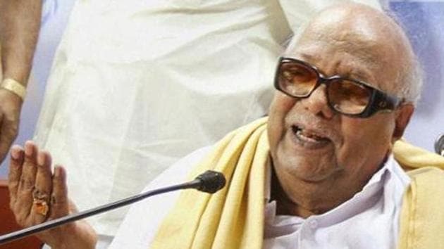 DMK chief M Karunanidhi at a press conference in Chennai. (PTI File Photo) DMK chief M Karunanidhi at a press conference in Chennai. (PTI File Photo)