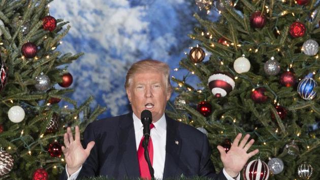 President-elect Donald Trump speaks during a rally in Orlando on Dec. 16. (AP Photo) President-elect Donald Trump speaks during a rally in Orlando on Dec. 16. (AP Photo)