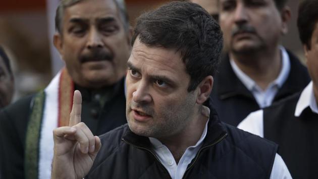 Congress vice-president Rahul Gandhi addresses the media after receiving a memorandum from Uttar Pradesh and Punjab farmers for a loan waiver and reduced power tariffs. Gandhi speaks at the party headquarters in New Delhi on December 14. Uttar Pradesh and Punjab go to polls in early 2017. (Manish Swarup/AP) Congress vice-president Rahul Gandhi addresses the media after receiving a memorandum from Uttar Pradesh and Punjab farmers for a loan waiver and reduced power tariffs. Gandhi speaks at the party headquarters in New Delhi on December 14. Uttar Pradesh and Punjab go to polls in early 2017. (Manish Swarup/AP)