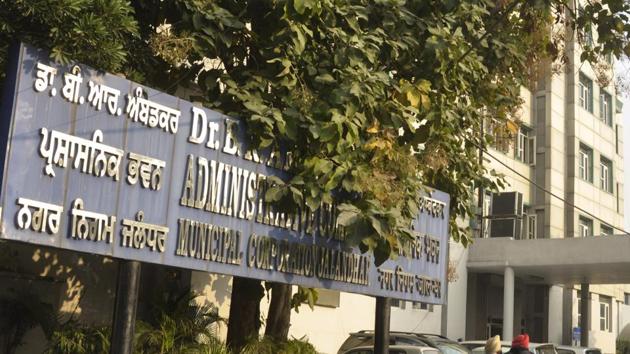 The municipal corporation office in Jalandhar (HT Photo)