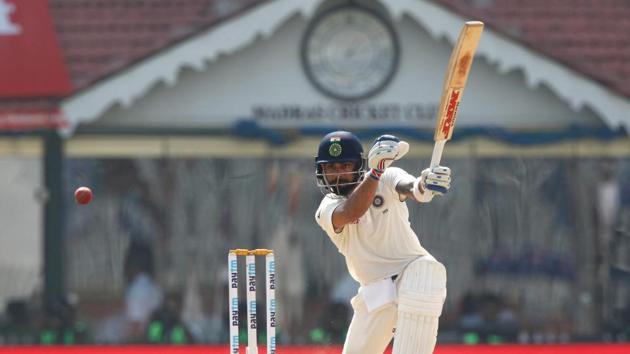 Virat Kohli was dismissed for under 40 for the first time in the series. (BCCI) 